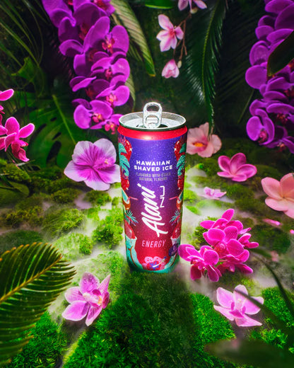 Alani Nu Hawaiian Shaved Ice by Brittany Mahomes Energy Drink lifestyle photo — sugar-free