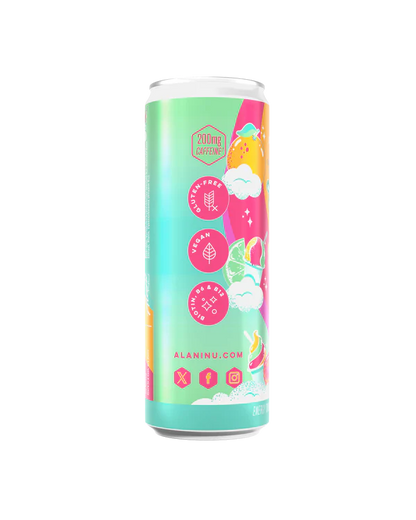 Alani Nu Sherbet Swirl Energy Drink 12 fl oz can side view