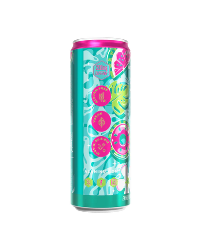 Alani Nu Watermelon Wave by Megan Moroney Energy Drink 12 fl oz can side view